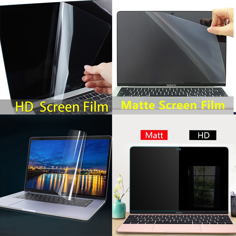Matter/HD 소프트 스크린 필름 2021 MacBook Pro 14 16 인치 Pro M1 Max A2442 A2485 Air 13 A2337 A2338 스크린 보호 스티커